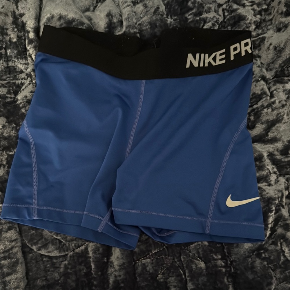Nike Pro Blue Athletic Shorts